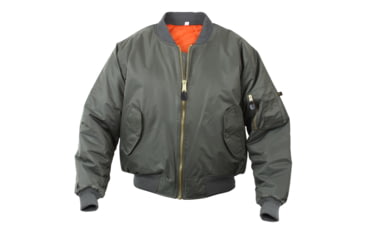 Image of Rothco MA-1 Flight Jacket, Navy Blue, 2XS, 7325-NavyBlue-XXS