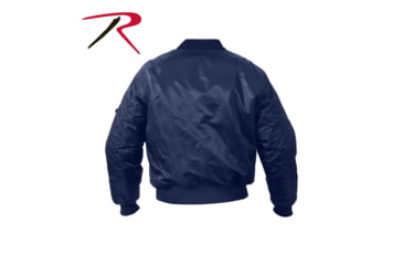 Image of Rothco MA-1 Flight Jacket, Navy Blue, 2XS, 7325-NavyBlue-XXS