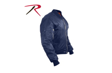 Image of Rothco MA-1 Flight Jacket, Navy Blue, 2XS, 7325-NavyBlue-XXS