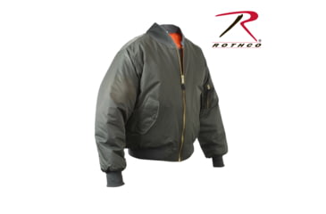Image of Rothco MA-1 Flight Jacket, Navy Blue, 2XS, 7325-NavyBlue-XXS