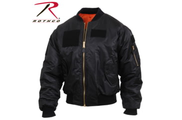 Image of Rothco MA-1 Flight Jacket with Patches, Sage Green, Small, 7240-SageGreen-S