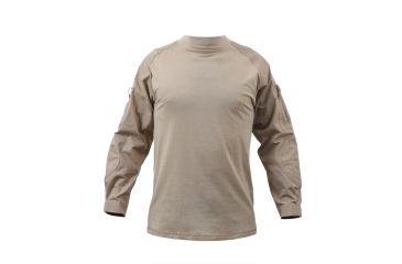 Image of Rothco Military FR NYCO Combat Shirt, Desert Sand, Small, 90030-DesertSand-S