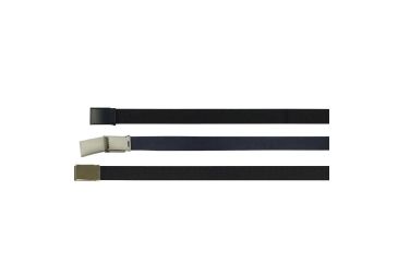 Image of Rothco Military Web Belts With Flip Buckle, Chrome, Navy Blue, 6170-Chrome-NavyBlue