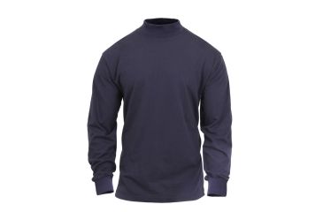 Image of Rothco Mock Turtleneck, Midnight Navy Blue, Small, 3400-MidnightNavyBlue-S