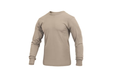 Image of Rothco Moisture Wicking Long Sleeve T-Shirt, Desert Sand, Extra Large, 43880-DesertSand-XL