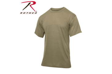Image of Rothco Moisture Wicking T-Shirts, AR 670-1 Coyote Brown, XL, 9502-X-Large-AR670-1CoyoteBrown-XL