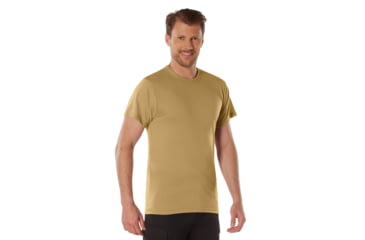 Image of Rothco Moisture Wicking T-Shirts, Brown, L, 9574-Brown-L