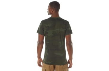 Image of Rothco Moisture Wicking T-Shirts - Mens, L, Camo, 12325-MidnightWoodlandCamo-L