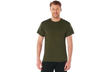 Image of Rothco Moisture Wicking T-Shirts, Olive Drab, XL, 9505-OliveDrab-XL
