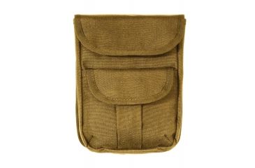 Image of Rothco MOLLE 2 Pocket Ammo Pouch, Coyote Brown, 9509-CoyoteBrown