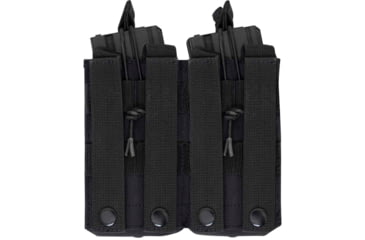 Image of Rothco MOLLE Open Top Double Mag Pouch, Black, 31005-Black