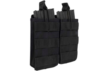 Image of Rothco MOLLE Open Top Double Mag Pouch, Black, 31005-Black