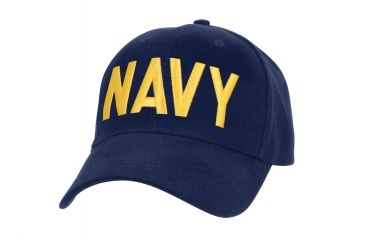 Image of Rothco Navy Supreme Low Profile Insignia Cap, Navy Blue, 9290-NavyBlue