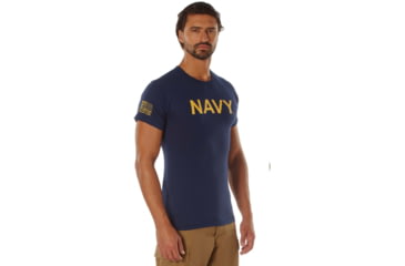 Image of Rothco NAVY T-Shirt - Navy Blue, Large, 10866-L