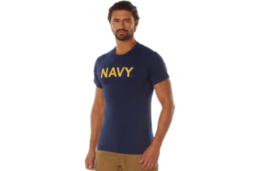 Image of Rothco NAVY T-Shirt - Navy Blue, Large, 10866-L
