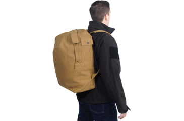 Image of Rothco Nomad Canvas Duffle Backpack, Coyote Brown, 24850-CoyoteBrown