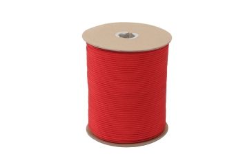 Image of Rothco Nylon Paracord 550lb 1000 Ft Spool, Red, 223-Red
