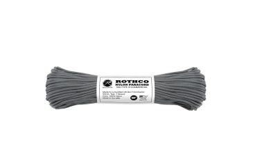Image of Rothco Nylon Paracord Type III 550 LB 100FT, Charcoal Grey, 128-CharcoalGrey