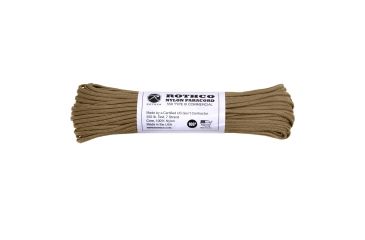 Image of Rothco Nylon Paracord Type III 550 LB 100FT, Coyote Brown, 193-CoyoteBrown