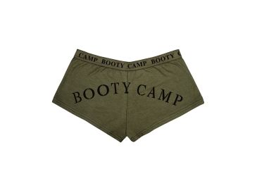 Image of Rothco Olive Drab Booty Camp Booty Shorts &amp; Tank Top, 2XL, 3276-Bottom-2XL