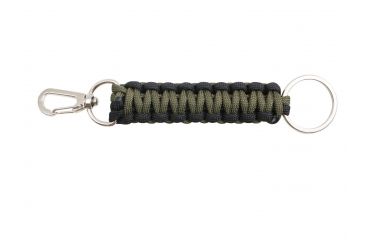 Image of Rothco Paracord Keychain, Olive Drab/Black, 979-OliveDrabBlack