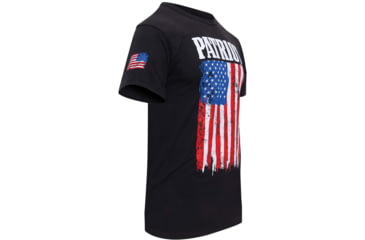 Image of Rothco Patriot US Flag T-Shirt - Mens, Black, Small, 1680-S
