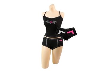 Image of Rothco Pink Guns Booty Shorts &amp; Tank Top, Small, 4704-Top-S