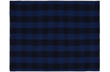 Image of Rothco Plaid Wool Blanket, 62in x 80in, 11460-BluePlaid