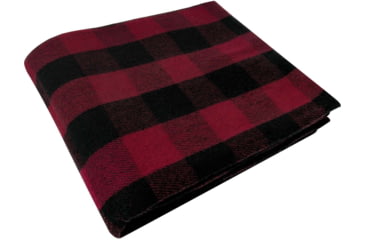 Image of Rothco Plaid Wool Blanket 62x 80, Red Plaid, 1146-RedPlaid