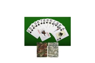 Image of Rothco Playing Cards, Woodland Camo, 567-WoodlandCamo