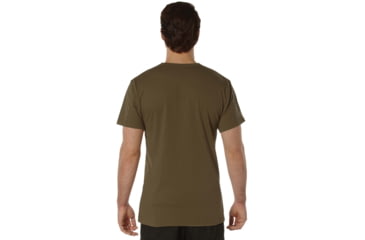 Image of Rothco Pocket T-Shirt Collection Available In Cotton/Poly and Moisture Wicking Poly, Brown, Extra Large, Moisture Wicking, 56930-Brown-MoistureWicking-XL