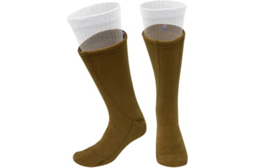 Image of Rothco Polar Fleece Boot Liners, Coyote Brown, Medium, 3667-CoyoteBrown-M