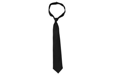 Image of Rothco Police Issue Hook n Loop Neckties, Black, 18, 30083-Black-18Inches