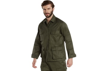 Image of Rothco Poly/Cotton Twill Solid BDU Shirts, Olive Drab, XL, 7837-XL