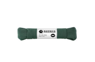 Image of Rothco Polyester Paracord, Hunter Green, 100 ft, 30807-HunterGreen-100