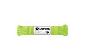 Image of Rothco Polyester Paracord, Safety Green, 100 ft, 30802-SafetyGreen-100