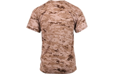 Image of Rothco Polyester Performance T-Shirt, Mens, Desert Digital Camo, Medium, 44040-021