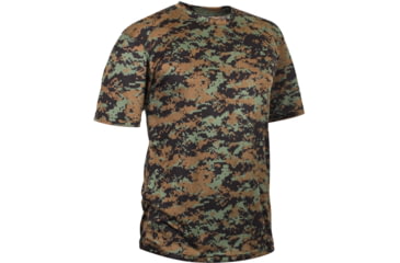 Image of Rothco Polyester Performance T-Shirt, Mens, Woodland Digital Camo, Extra Large, 44020-041