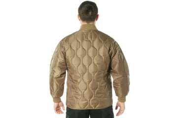 Image of Rothco Quilted Woobie Jacket - Mens, Coyote Brown, Small, 10445-CoyoteBrown-S