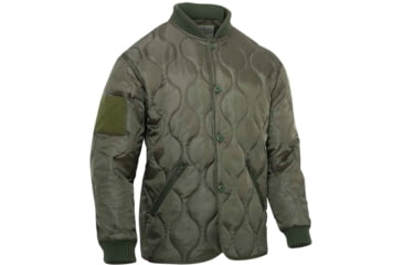 Image of Rothco Quilted Woobie Jacket - Mens, Olive Drab, Small, 10421-OliveDrab-S