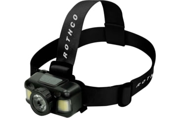 Image of Rothco Rechargeable 600 Lumen Led Headlamp, Black, 28561-Black