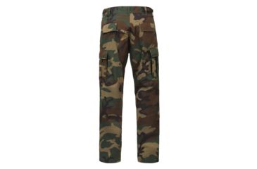 Image of Rothco Relaxed Fit Zipper Fly BDU Pants, Woodland Camo, Extra Large, 2941-WoodlandCamo-XL
