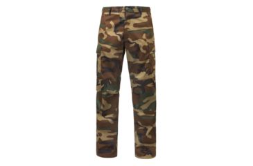 Image of Rothco Relaxed Fit Zipper Fly BDU Pants, Woodland Camo, Extra Large, 2941-WoodlandCamo-XL