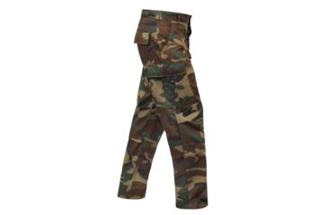 Image of Rothco Relaxed Fit Zipper Fly BDU Pants, Woodland Camo, Extra Large, 2941-WoodlandCamo-XL