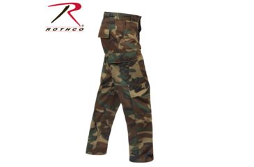 Image of Rothco Relaxed Fit Zipper Fly BDU Pants, Woodland Camo, Extra Large, 2941-WoodlandCamo-XL