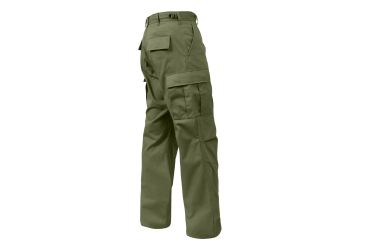 Image of Rothco Relaxed Fit Zipper Fly BDU Pants, Olive Drab, XL, 2926-OliveDrab-XL