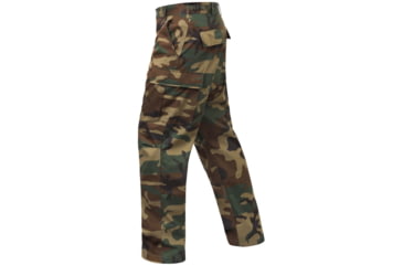 Image of Rothco Relaxed Fit Zipper Fly BDU Pants, Woodland Camo, Extra Large, 2941-WoodlandCamo-XL