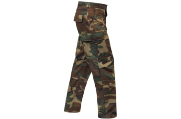 Image of Rothco Relaxed Fit Zipper Fly BDU Pants, Woodland Camo, Extra Large, 2941-WoodlandCamo-XL