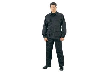 Image of Rothco Rip-Stop BDU Pant, Black, Small Long, 5821-Black-S-Long27-31Waist3212-3512Length
