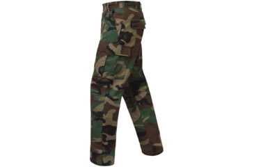 Image of Rothco Rip-Stop BDU Pant, Woodland Camo, XS, 5947-XS